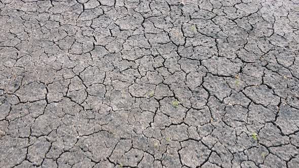 Dried up lake