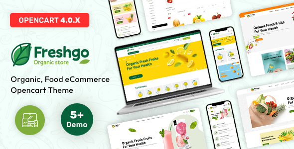 FreshGo - Organic & SupermarketFood Store
