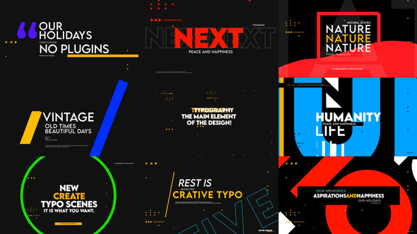 Creative Typography Titles 2 alt