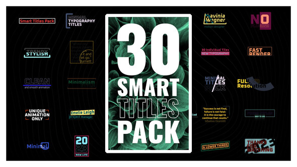 Smart Titles Pack alt