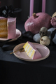 Halloween party decoration with pink cake - PhotoDune Item for Sale