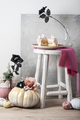 Halloween party decoration with pink cake - PhotoDune Item for Sale