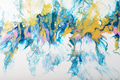 Fluid acrylic painting in pink and blue colors - PhotoDune Item for Sale