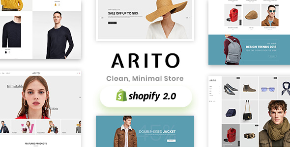Shopify - Arito Clean, Minimal Store