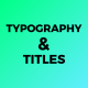 Typography & Titles - VideoHive Item for Sale
