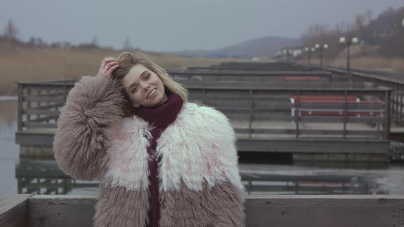 Woman Smiling at Camera