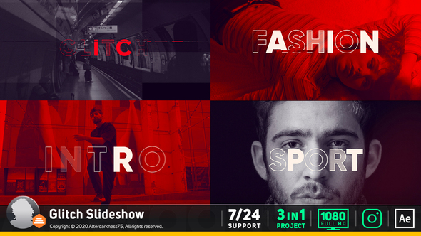 Glitch Photo Slideshow alt