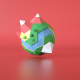 Low Poly Planet 3D Model Low-poly 3D model - 3DOcean Item for Sale