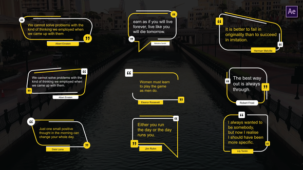 Quotes Titles | After Effects alt