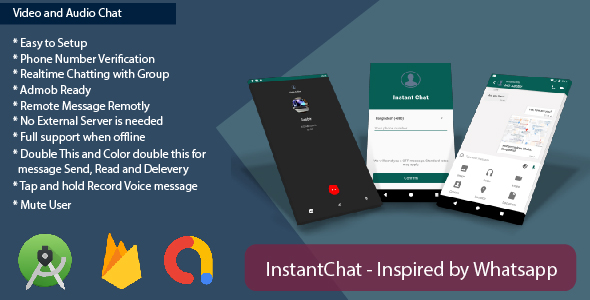 InstantChat - Chat App Inspired by Whatsapp