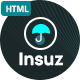 Insuz - Insurance Company HTML Template - ThemeForest Item for Sale