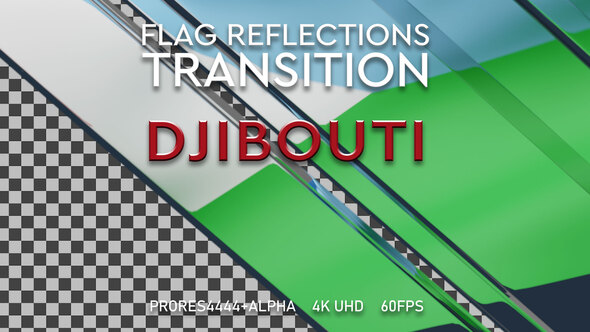 Flag of Djibouti Transition | UHD | 60fps alt