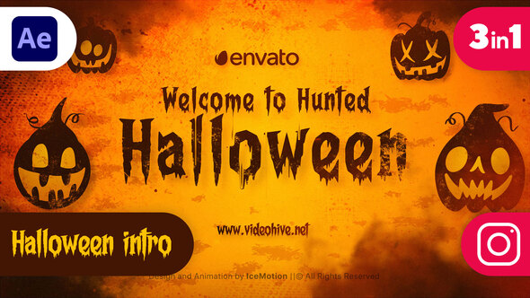 Halloween Titles || Halloween Intro (3 in 1) alt