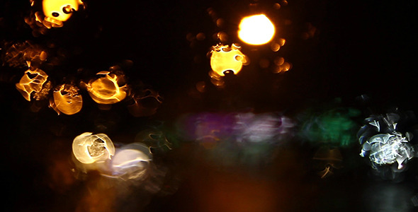 Rainy Night Traffic Bokeh 4 - Full HD alt