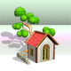 House And Tree Object - 3DOcean Item for Sale