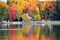 Colorful nature Fall foliage lake reflection - PhotoDune Item for Sale