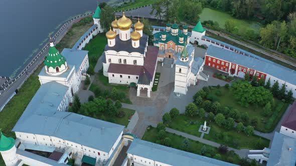 Ipatievsky Monastery in Kostroma at Sunset Russia