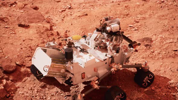 Mars Rover Perseverance Exploring the Red Planet