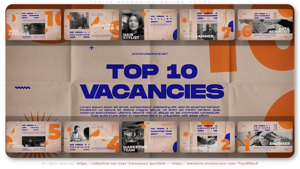 Top 10 Vacancies Rating Promo