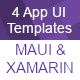 4 App UI Templates for MAUI and Xamarin Forms : E-Commerce, Blog, Food Delivery Multi & Single Rest. - CodeCanyon Item for Sale