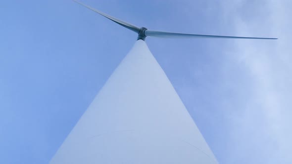 The beautiful scenery of wind turbine fields, clean energy concept