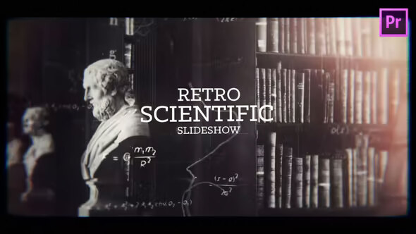 Retro Science Slideshow for Premiere Pro