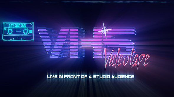 80s VHS Scan Logo Reveal