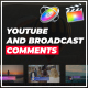 Youtube and Broadcast Comments Thumbnail
