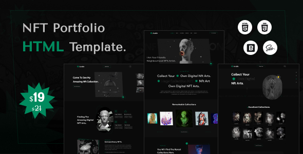 Avalle - NFT Portfolio HTML Template