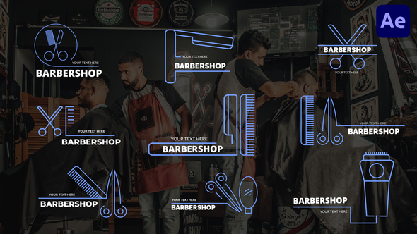 Barbershop Titles | After Effect