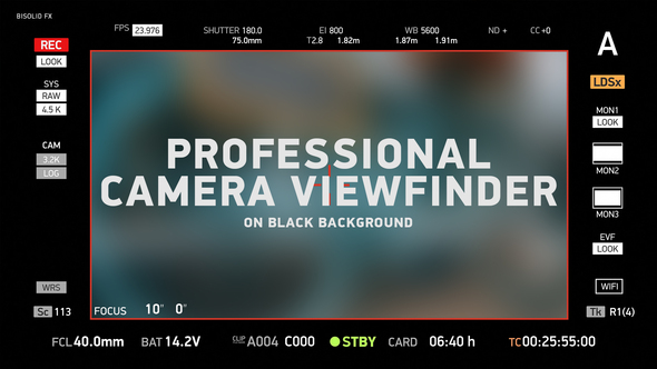 Professional Camera Viewfinder