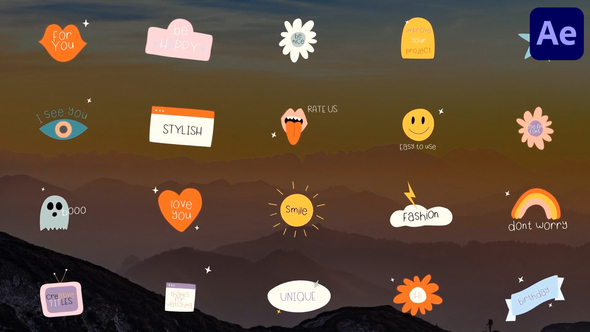 Cartoon Animation Titles | After Effects alt