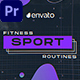 Fitness Sport Routines |MOGRT| - VideoHive Item for Sale