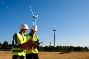 ield. Sustainability, resources and renewable energy concept.