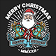 Santa Claus Christmas Illustration T-shirt Design - GraphicRiver Item for Sale