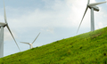 Wind energy. Wind power. Sustainable, renewable energy. Wind turbines generate electricity. Windmill - PhotoDune Item for Sale