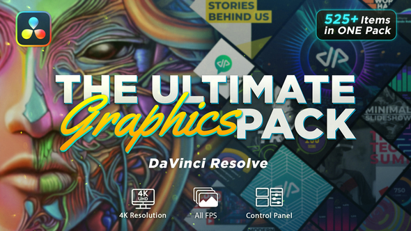 The Ultimate Graphics Pack - DaVinci Resolve