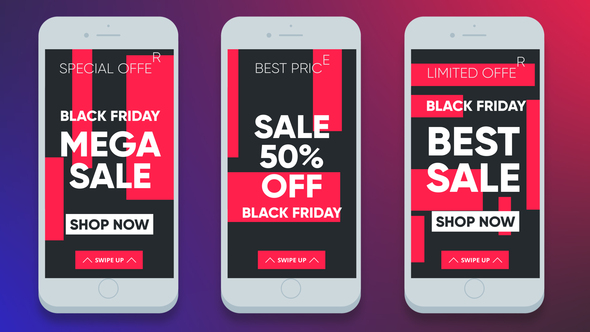 Black Friday Social Media Stories 8 in 1