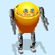 Robot character eggbot - 3DOcean Item for Sale