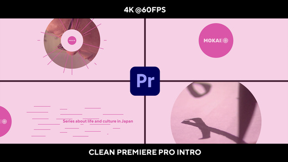 Mokai - Clean Intro For Premiere Pro