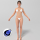 Sexy Girl Realistic Female Character bikini Girls - 3DOcean Item for Sale