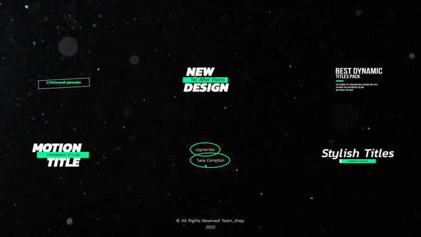 Stylish Titles | FCPX & Apple Motion alt