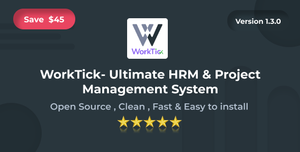 WorkTick -  HRM & Project Management