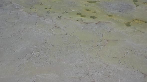 Top View on the Beach with Dry White Sand, Nature, 