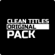 Clean Modern Titles - VideoHive Item for Sale