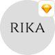 Rika - eCommerce Mobile App UI Kit For Sketch - ThemeForest Item for Sale