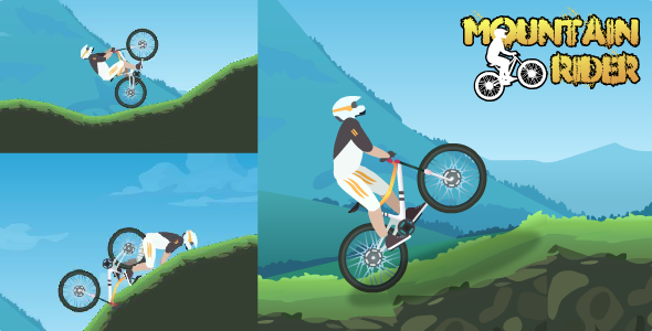 Mountain Rider - Premium HTML5 Game for Web, Mobile and FB Instant games (Construct 3)