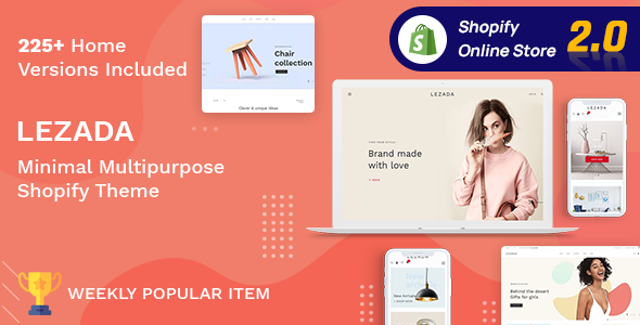 Lezada - Tema de Shopify multipropósito totalmente personalizable