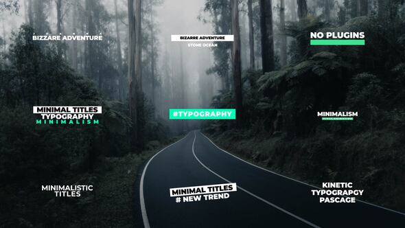 Minimal Titles | After Effects alt