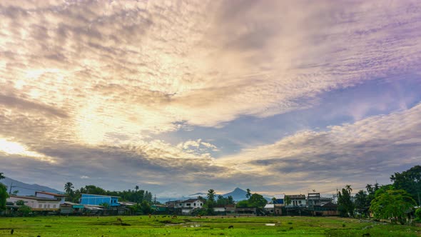 4k Time lapse, A city full of degradation and pollution that is caused by people,